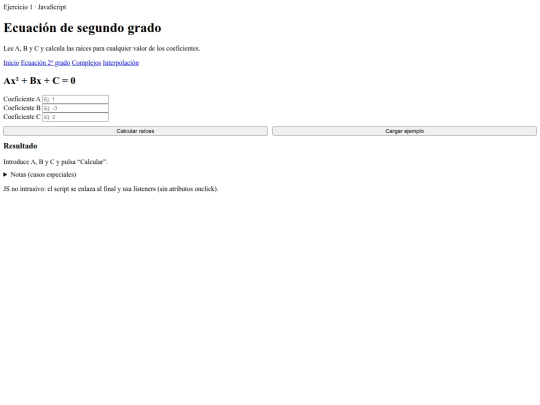 ecuacion2grado screenshot