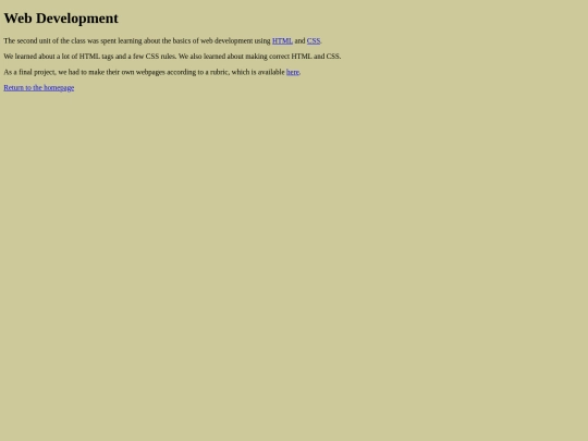 webdev screenshot