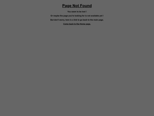 not_found screenshot
