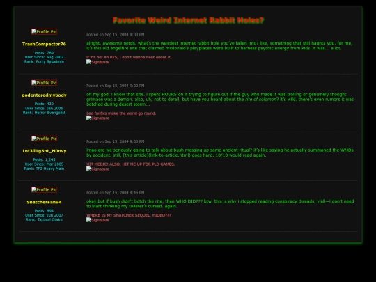 threads/thread_conspiracy screenshot