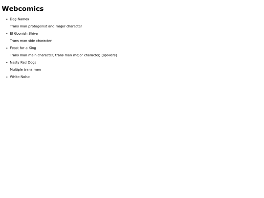 webcomics screenshot