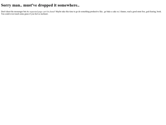 not_found screenshot