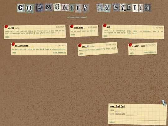community screenshot