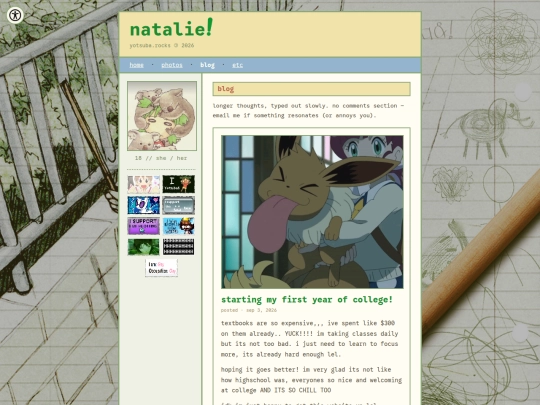 blog screenshot