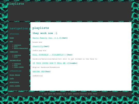 playlists screenshot