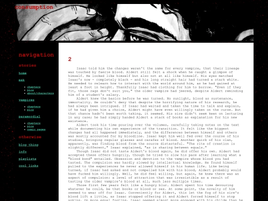vampires/chapters/2 screenshot