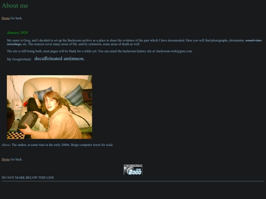 AboutMe screenshot
