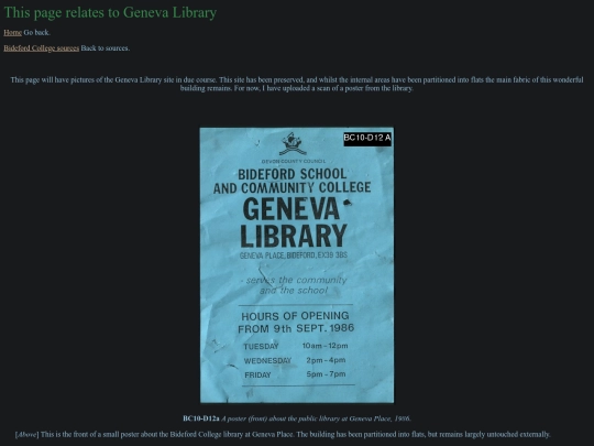 BCGeneva_Library screenshot