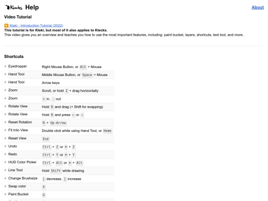 OEKAKI/potiboard5/klecks/help screenshot