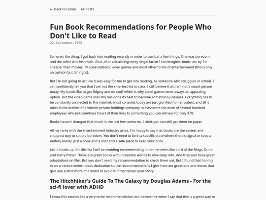 blog/funbooks screenshot