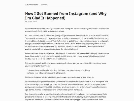 blog/instagram screenshot