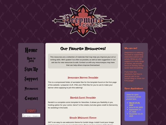 resources screenshot