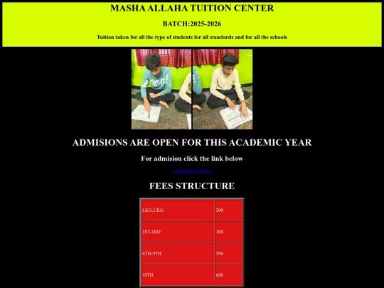 tuition/imran screenshot