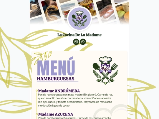 menu screenshot