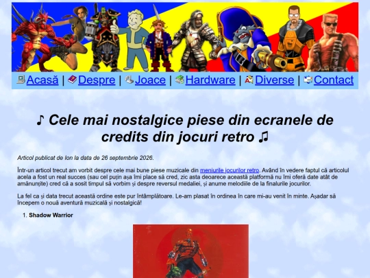 joace/muzica-din-credits/muzica-din-credits screenshot
