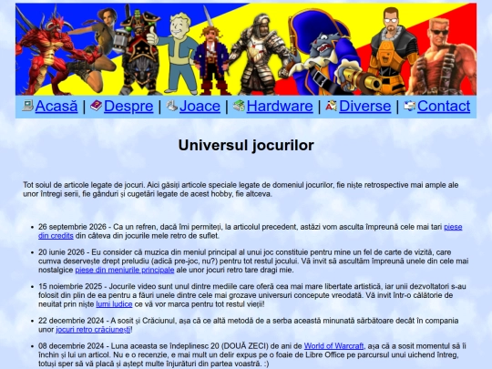 joace/universul-jocurilor screenshot