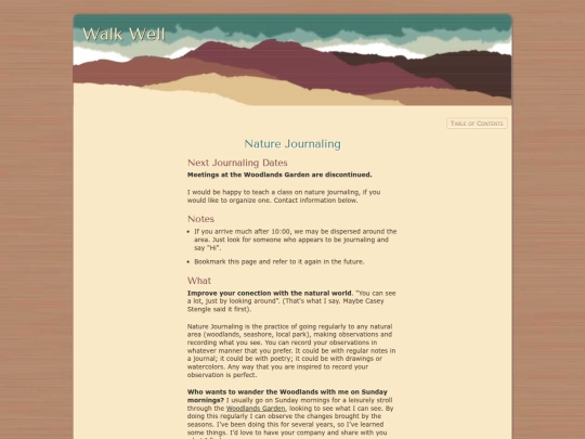html/nature-journaling screenshot