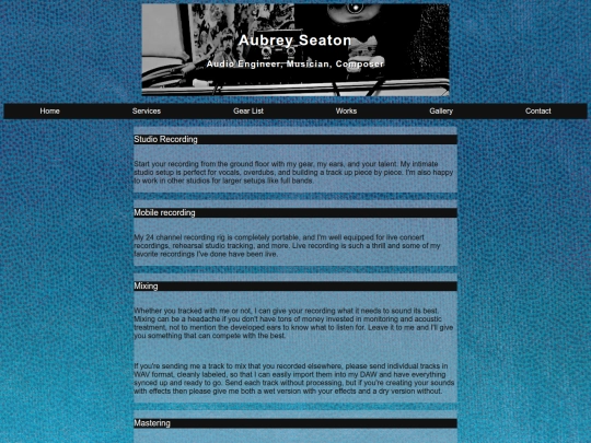 services screenshot