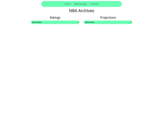 archive/NBA/navigation screenshot