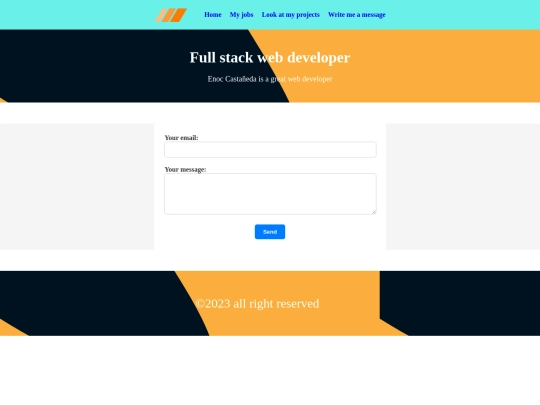 CV/message screenshot
