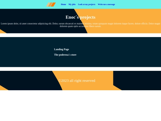 CV/projects screenshot