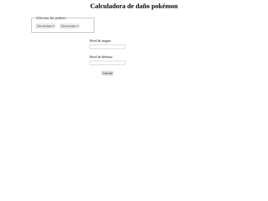 EjerciciosJs/calculadora-daño screenshot