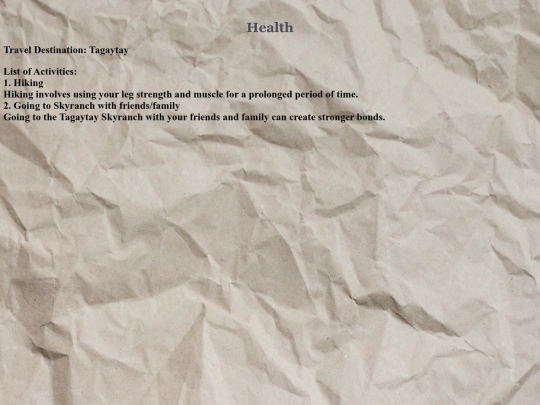 HEALTH screenshot