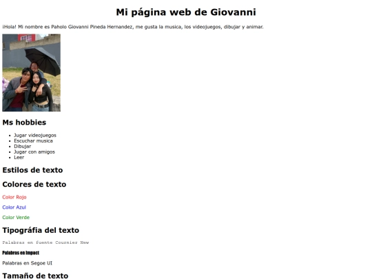 index screenshot