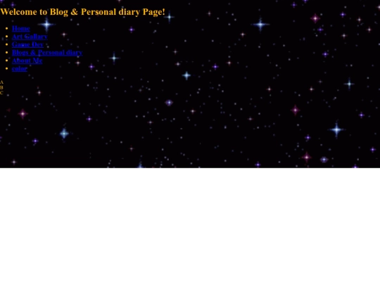 blog & personal diary screenshot