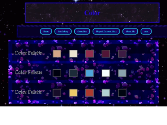 color test screenshot