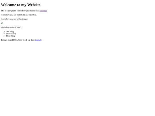 index screenshot