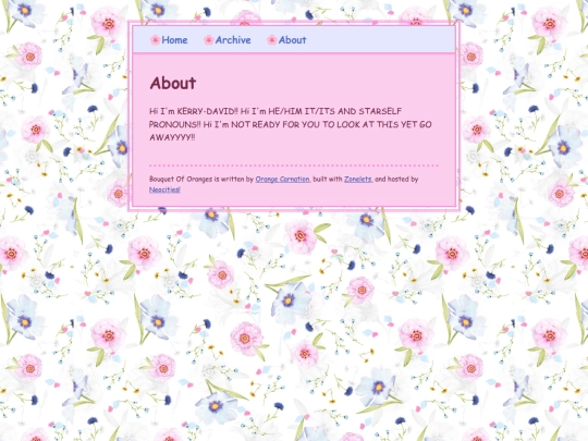 blog/about screenshot
