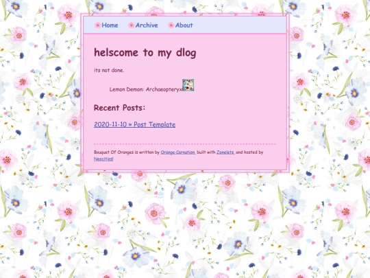 blog screenshot