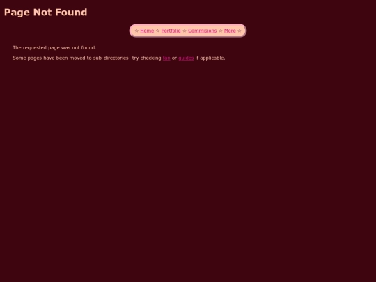 not_found screenshot
