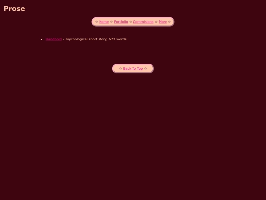 prose screenshot