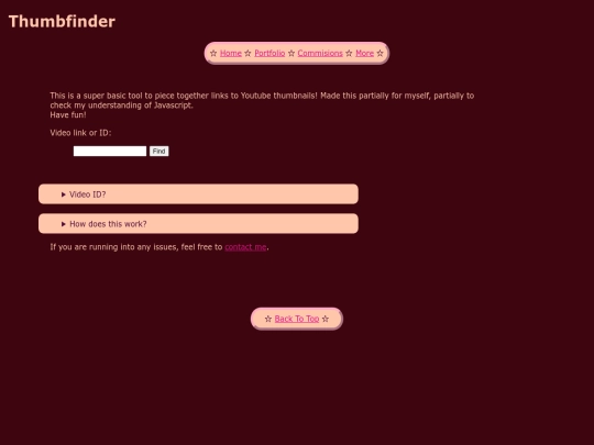 thumbfinder screenshot