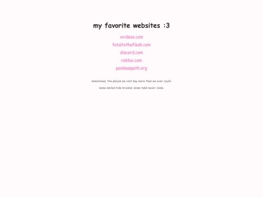 favwebsites screenshot