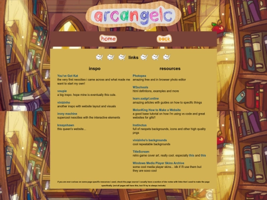 misc/links screenshot