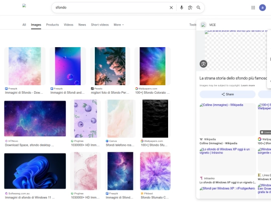 sfondo - Google Search screenshot
