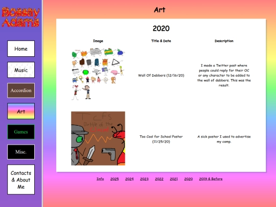art/2020 screenshot