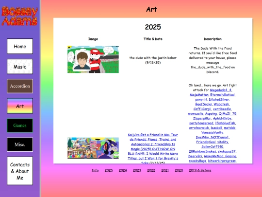art/2025 screenshot