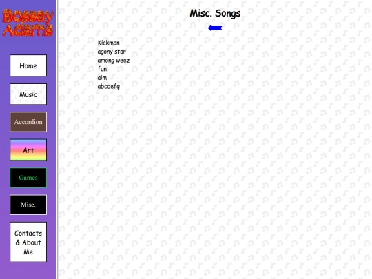 music/pages/misc screenshot