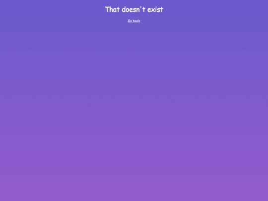 not_found screenshot