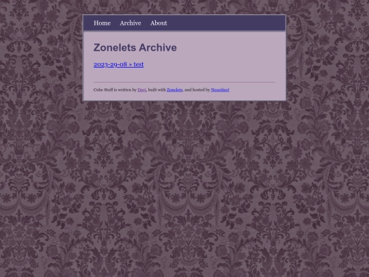 archive screenshot