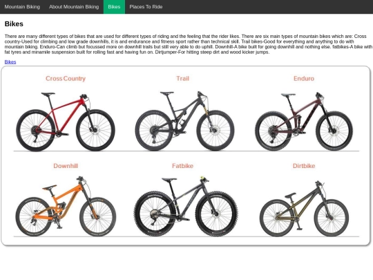 bikes screenshot