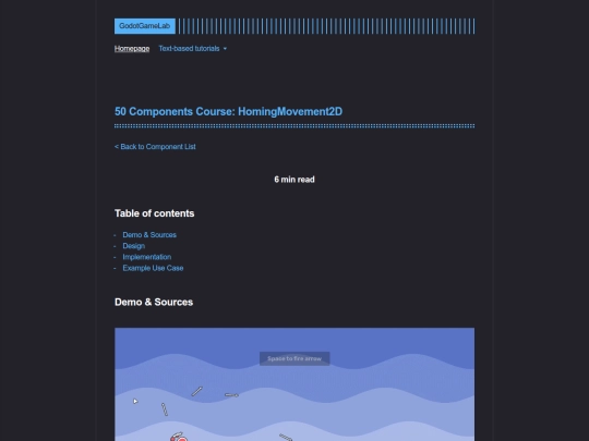 50-components-course-homingmovement2d screenshot