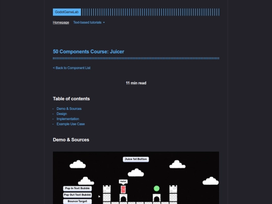50-components-course-juicer screenshot