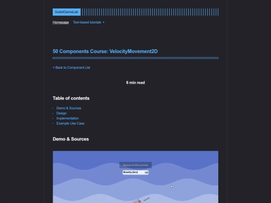 50-components-course-velocitymovement2d screenshot
