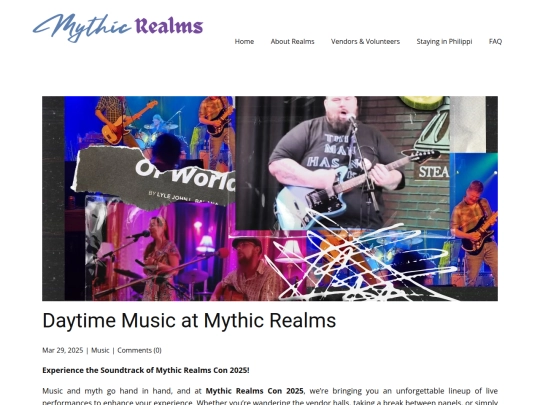 blog/daytime-music-at-mythic-realms screenshot