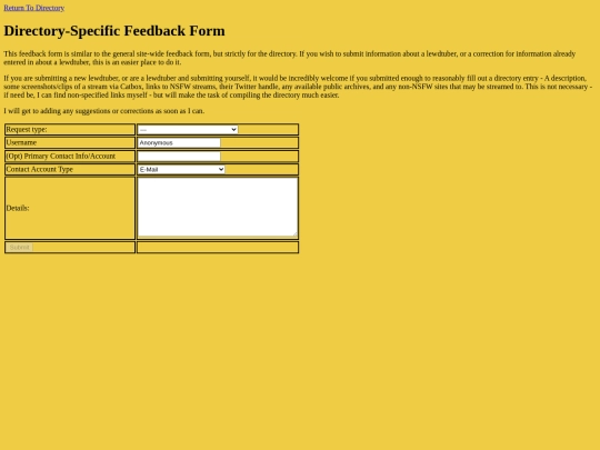 lt/feedback screenshot